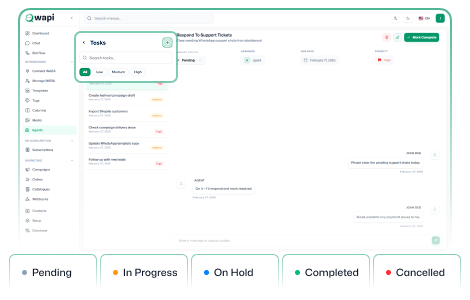 Agent Task Management