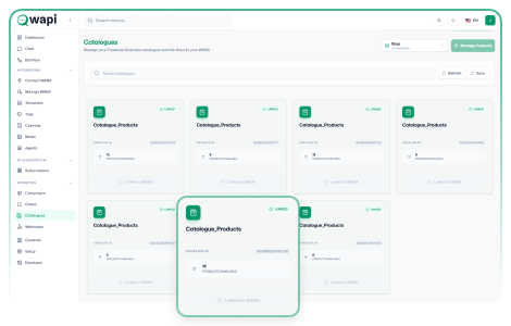 WABA Catalog Integration
